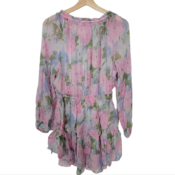 Loveshackfancy Popover Dress Blueberry Frosting New With Tags Size Medium - Picture 3 of 8